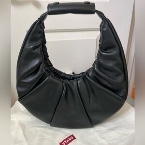 Staud Moon bag in black leather